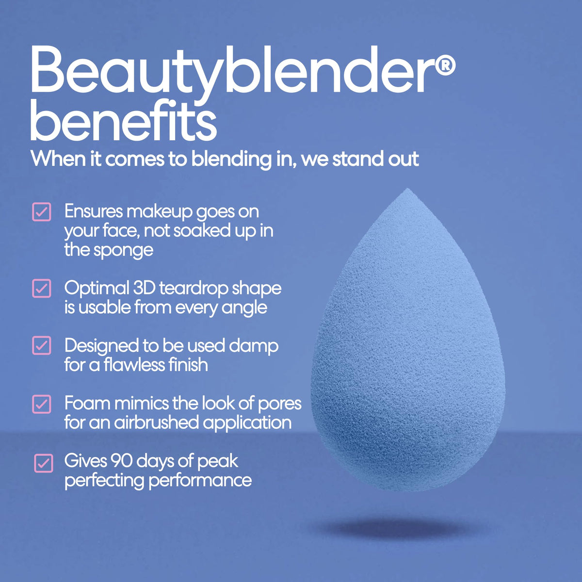 beautyblender Denim Makeup Sponge packaging
