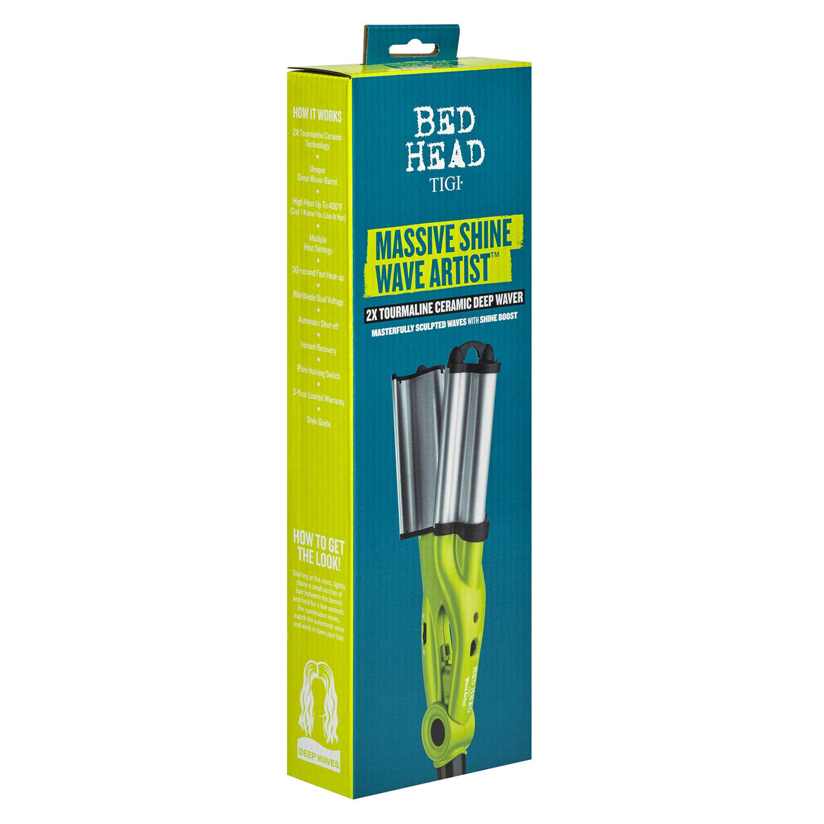 Bed Head Wave Artist Deep Waver packaging and accessories