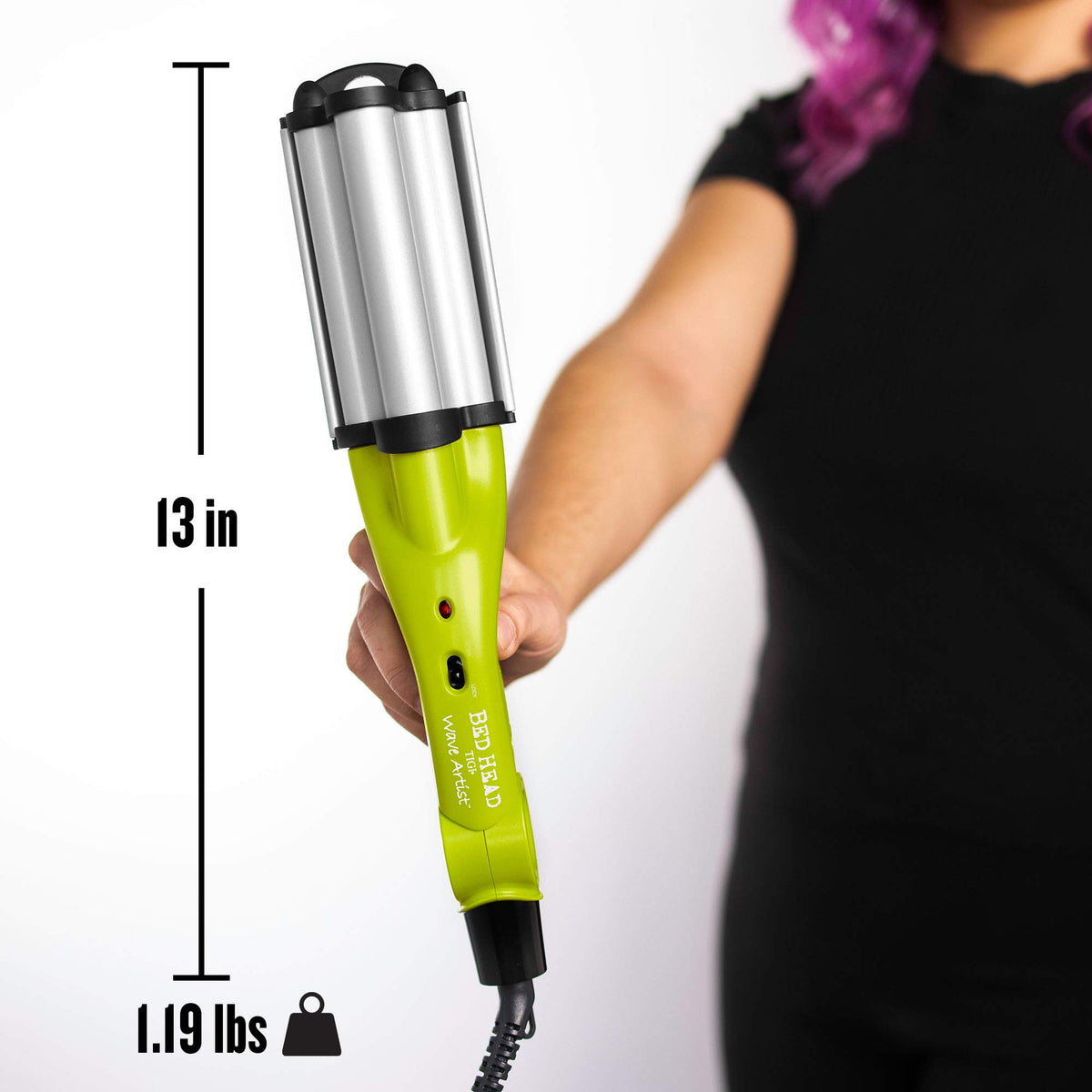 Bed Head Wave Artist Deep Waver with heat settings displayed