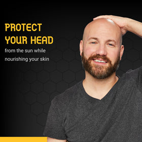 Bee Bald SMOOTH+ moisturizer application on skin