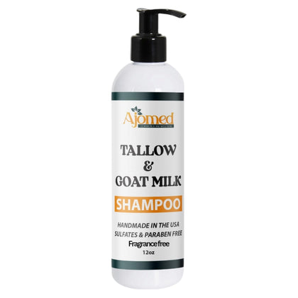 Beef Tallow Shampoo & Conditioner Set 12oz front view