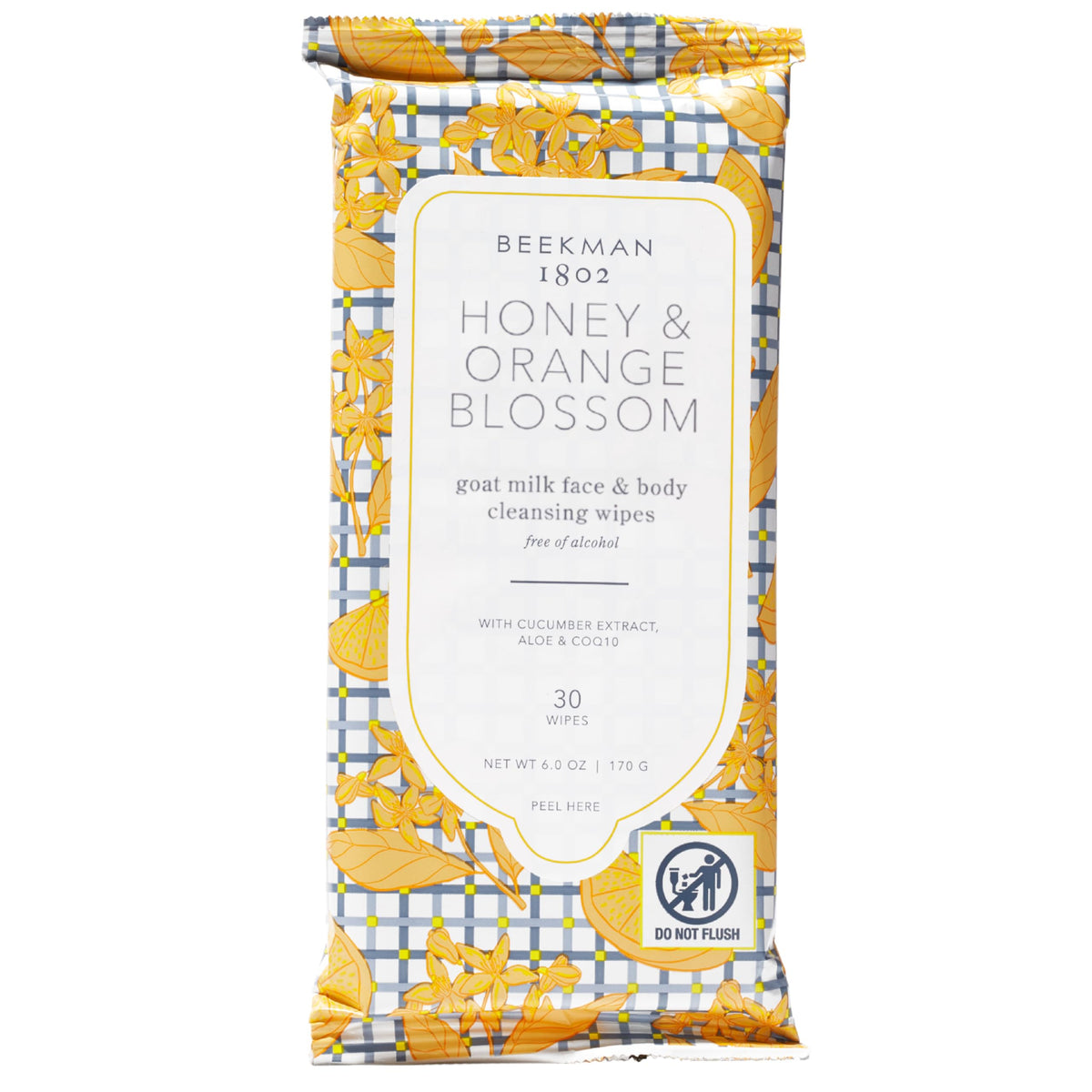 Beekman 1802 Goat Milk Face Wipes front packaging view