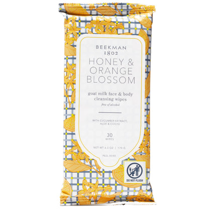Beekman 1802 Goat Milk Face Wipes front packaging view