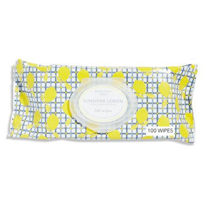 Beekman 1802 Goat Milk Face Wipes front view with packaging