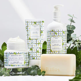 Beekman 1802 Goat Milk Face Wipes in use on a model's face