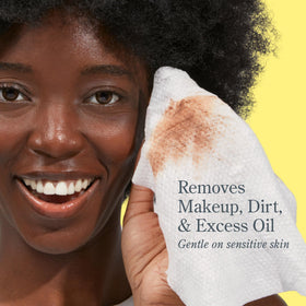Beekman 1802 Goat Milk Face Wipes next to a skincare routine setup