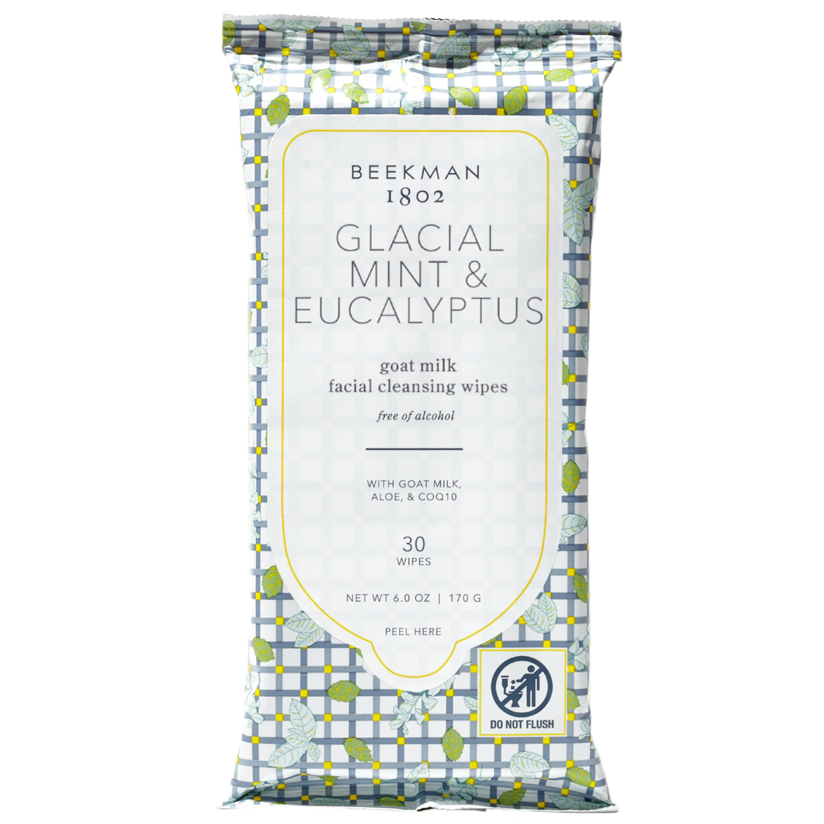 Beekman 1802 Goat Milk Face Wipes packaging front view