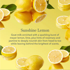 Beekman 1802 Goat Milk Face Wipes with fresh lemon slices