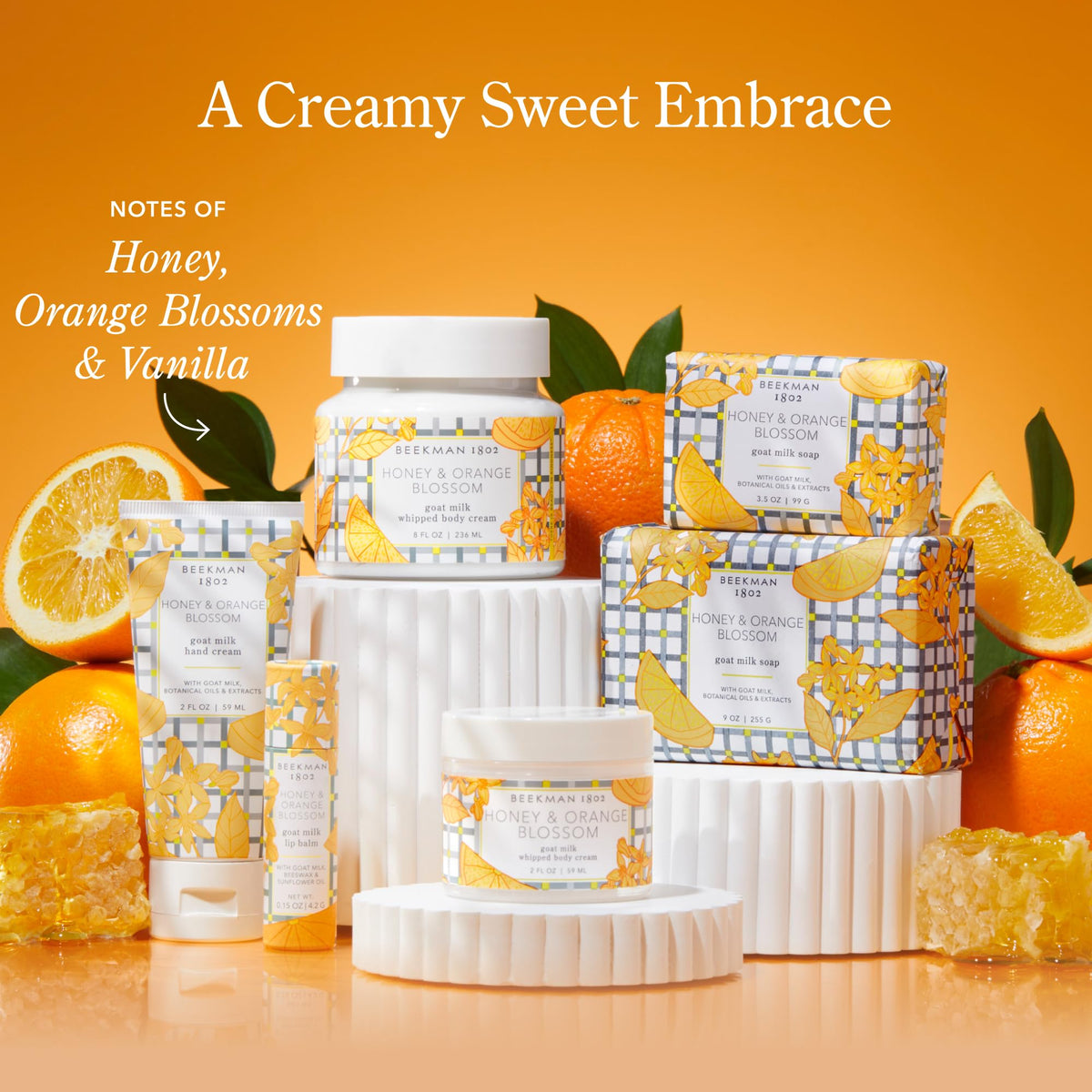 Beekman 1802 Goat Milk Face Wipes with honey and orange blossom