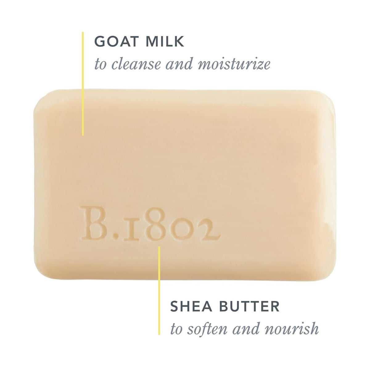 Beekman 1802 Goat Milk Soap Coconut Cream side view