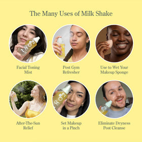 Beekman 1802 Milk Shake Hydrating Face Mist with ingredients
