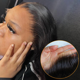 BEEOS 13x4 Skinlike Real HD Lace Frontal side view