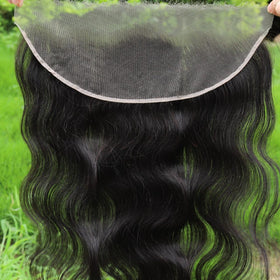 BEEOS 13x6 frontal lace piece showing ultra-thin lace
