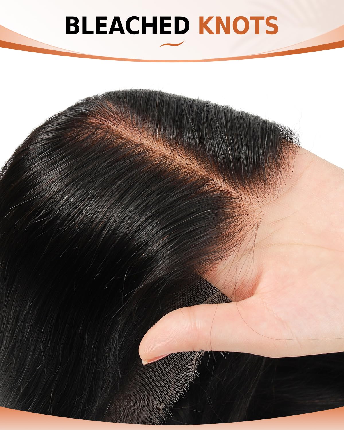 BEEOS 13x6 HD Lace Frontal back view