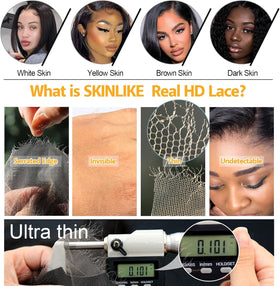 BEEOS 13x6 HD Lace Frontal back view
