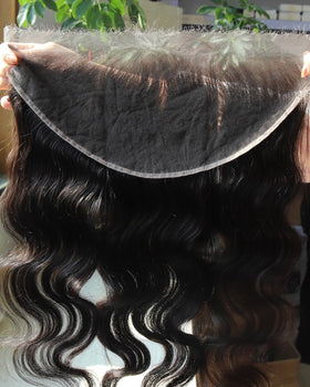 BEEOS 13x6 HD Lace Frontal Body Wave 12 Inch front view