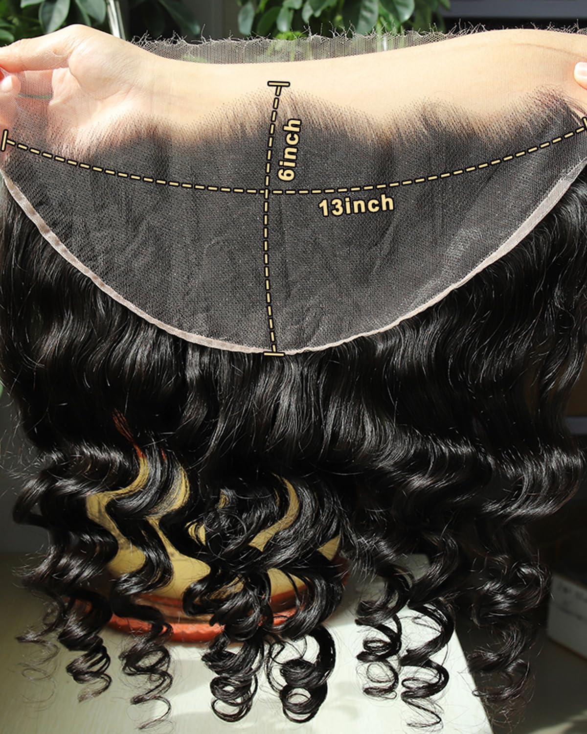 BEEOS 13x6 HD Lace Frontal packaging