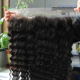 BEEOS 13x6 HD Lace Frontal showing deep wave texture