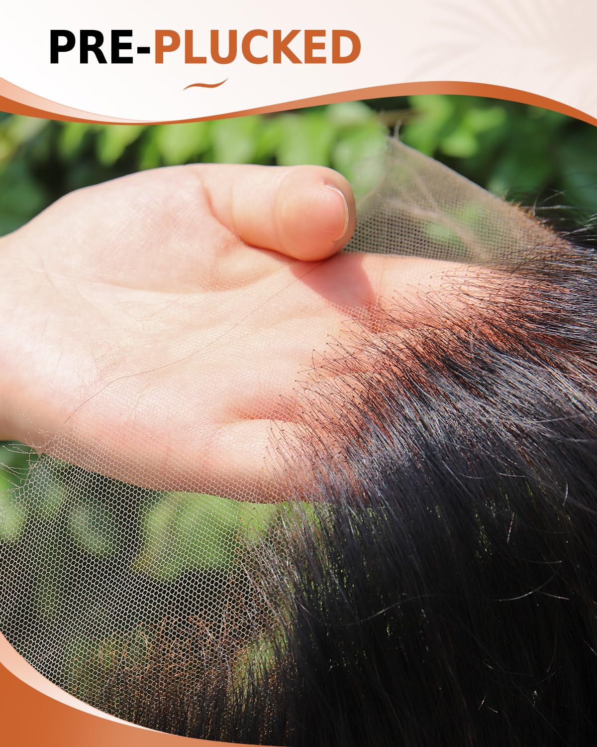 BEEOS 13x6 HD Lace Frontal styling options displayed