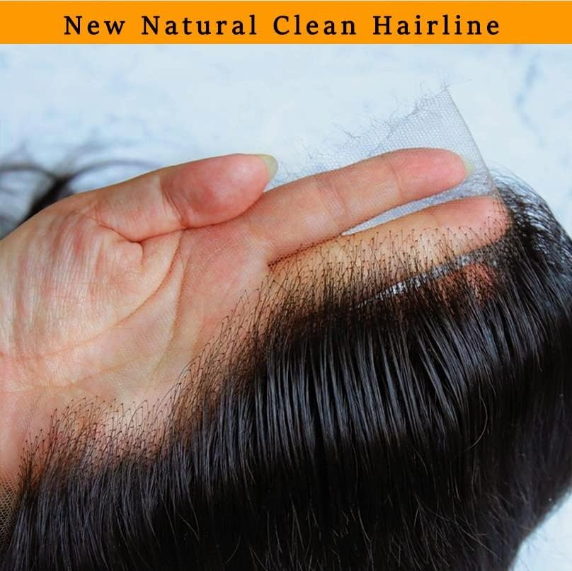 BEEOS 13x6 lace frontal piece showing hair texture
