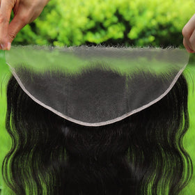 BEEOS 13x6 Skinlike HD Lace Frontal front view with body wave texture