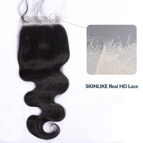 BEEOS 5x5 HD Lace Closure natural black colour