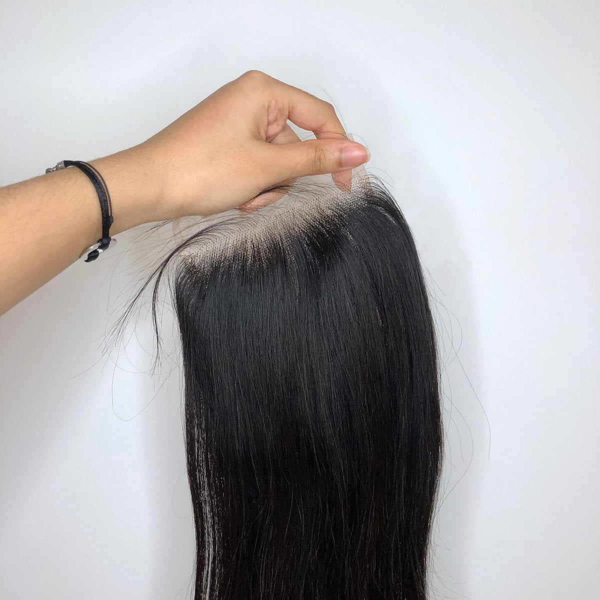 BEEOS 5x5 HD Lace Closure styled in a braid