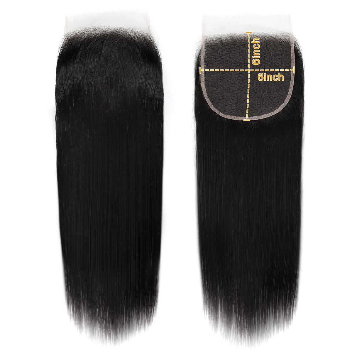 BEEOS 6x6 HD Lace Closure back view