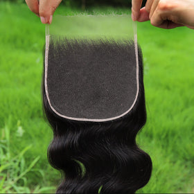 BEEOS 6x6 HD Lace Closure Body Wave 14 Inch front view