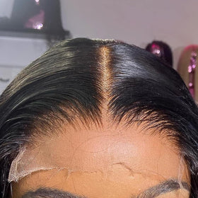 BEEOS 6x6 HD lace closure showing natural hairline