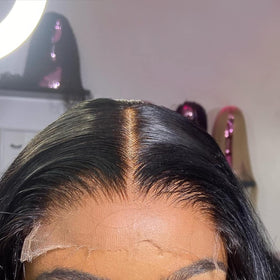 BEEOS 6x6 HD Lace Closure side view highlighting deep parting space