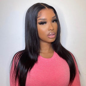 BEEOS 6x6 HD Lace Closure styled in a hairdo