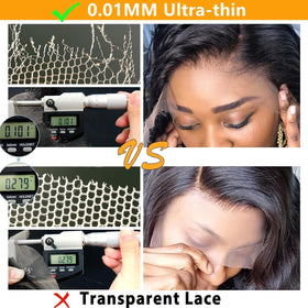 BEEOS Body Wave 6x6 HD Lace Closure in packaging