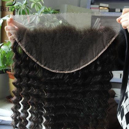 BEEOS Deep Wave 13x6 HD Lace Frontal front view