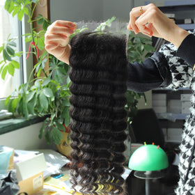 BEEOS Deep Wave 5x5 HD Lace Closure side view