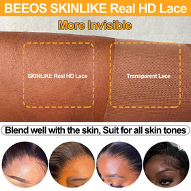 BEEOS Deep Wave 5x5 HD Lace Closure side view