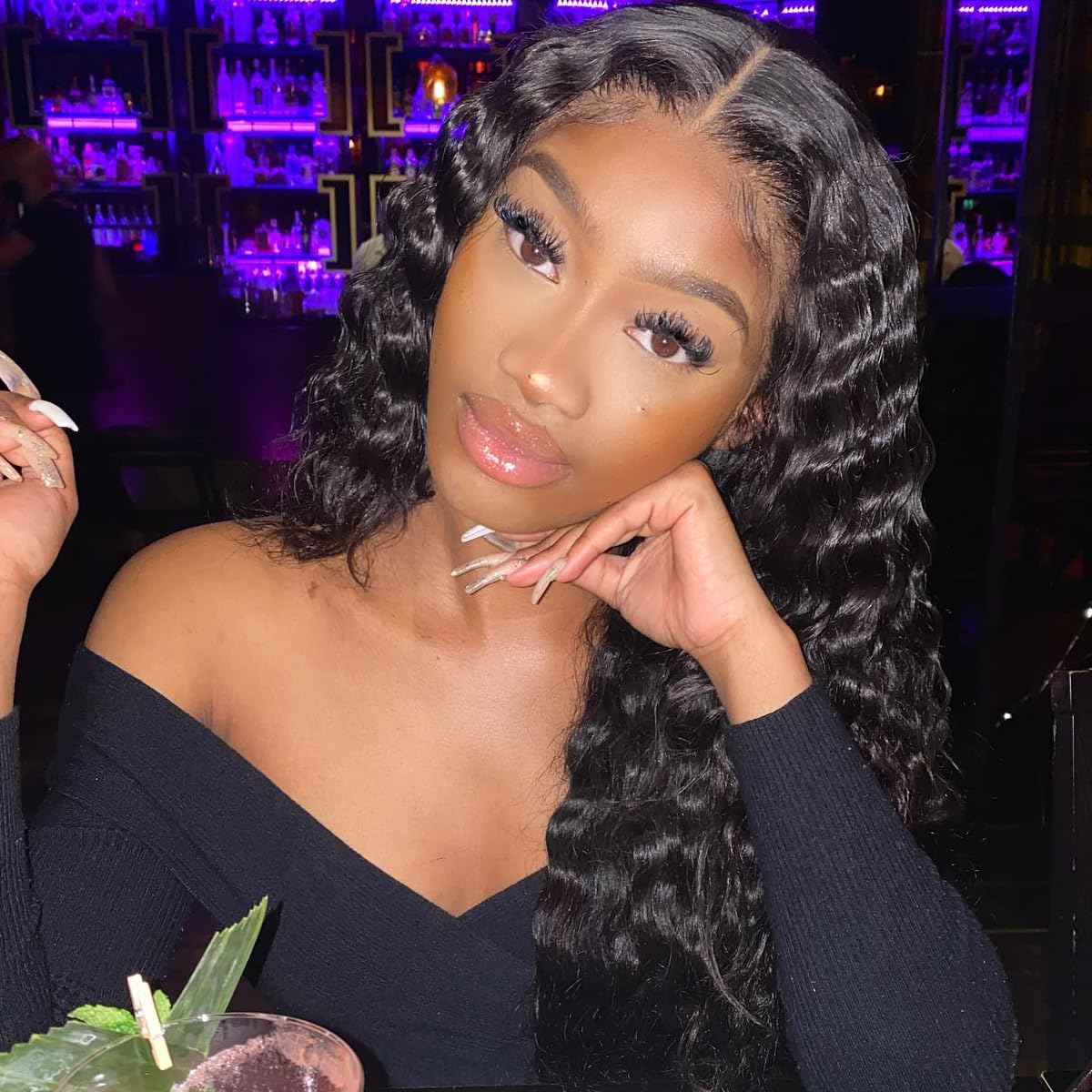 BEEOS Deep Wave lace frontal packaging