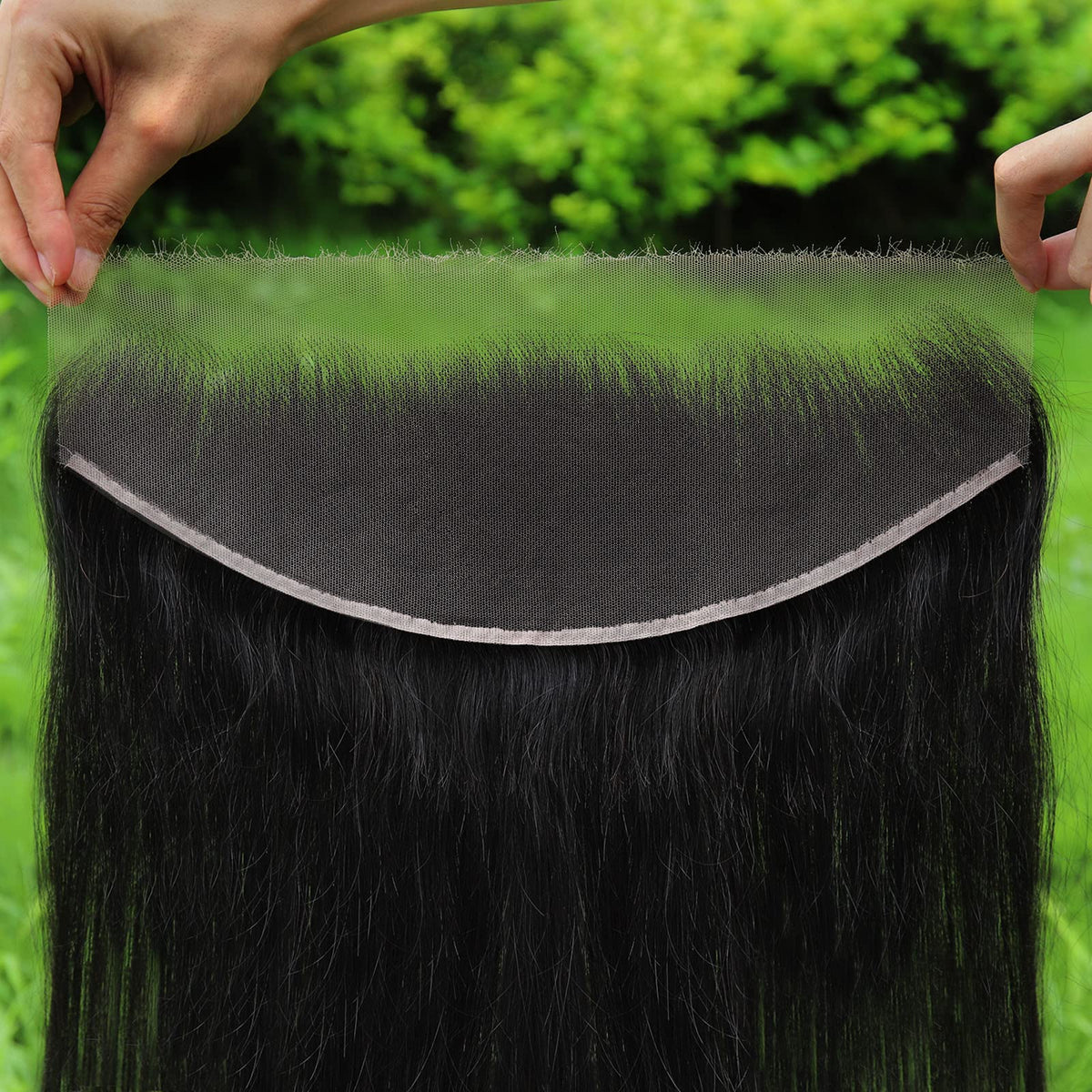 BEEOS HD Lace Frontal 22 inch showing pre-plucked hairline