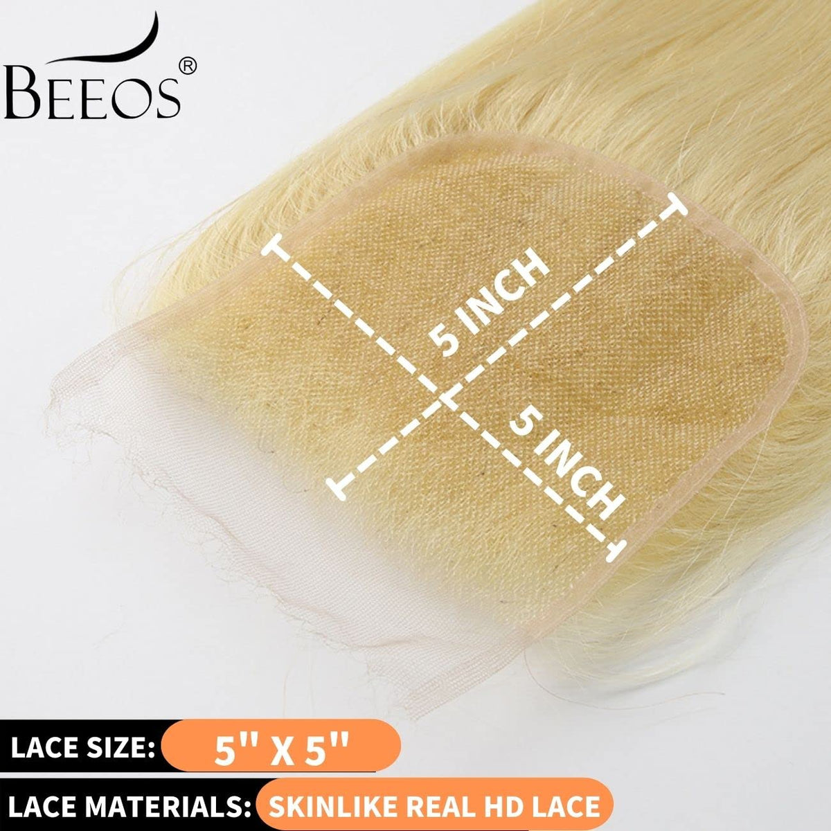 BEEOS Lace Closure comparison with transparent lace