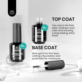 beetles 15ml top coat bottle front view