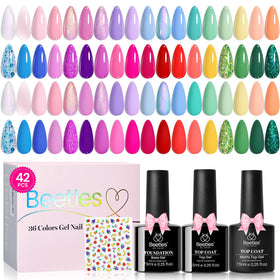 Beetles 36 Colours Gel Nail Polish Set with 36 bottles of gel polish