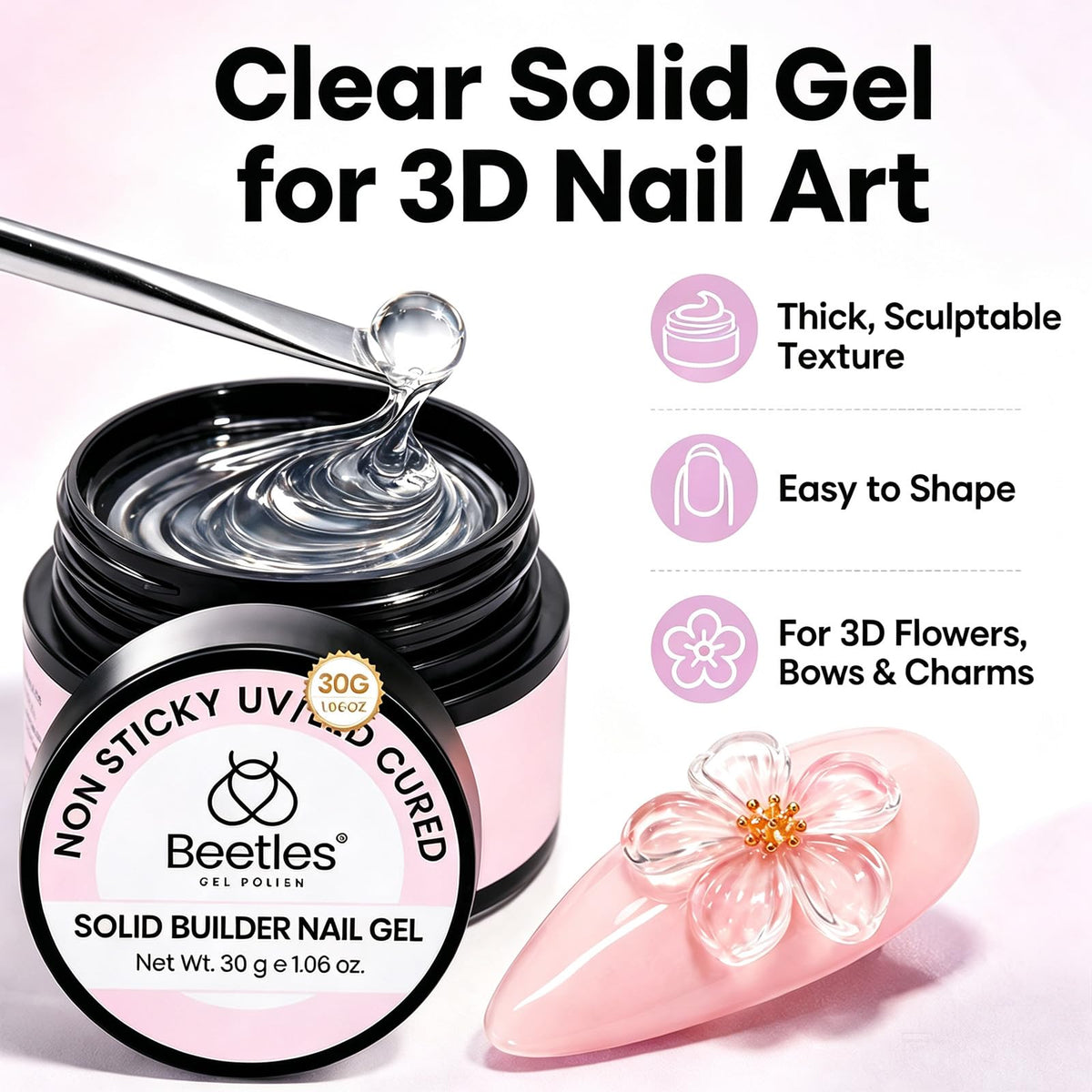 beetles 3D Gel Nail Art dual-ended sculpture pen close-up