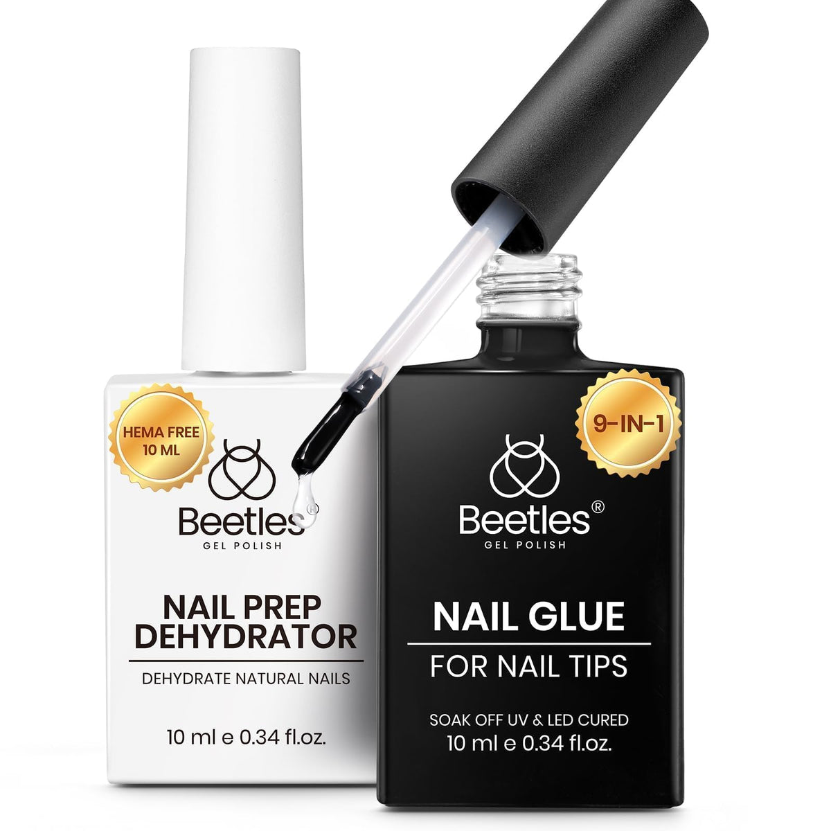 beetles 9 in 1 Gel Nail Glue and Dehydrator Kit front view