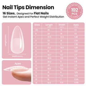 beetles Apex Nail Tips application process demonstration