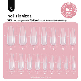 beetles Apex Nail Tips close-up of structured apex design