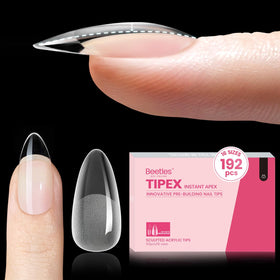 beetles Apex Nail Tips Medium Almond 192pcs front view