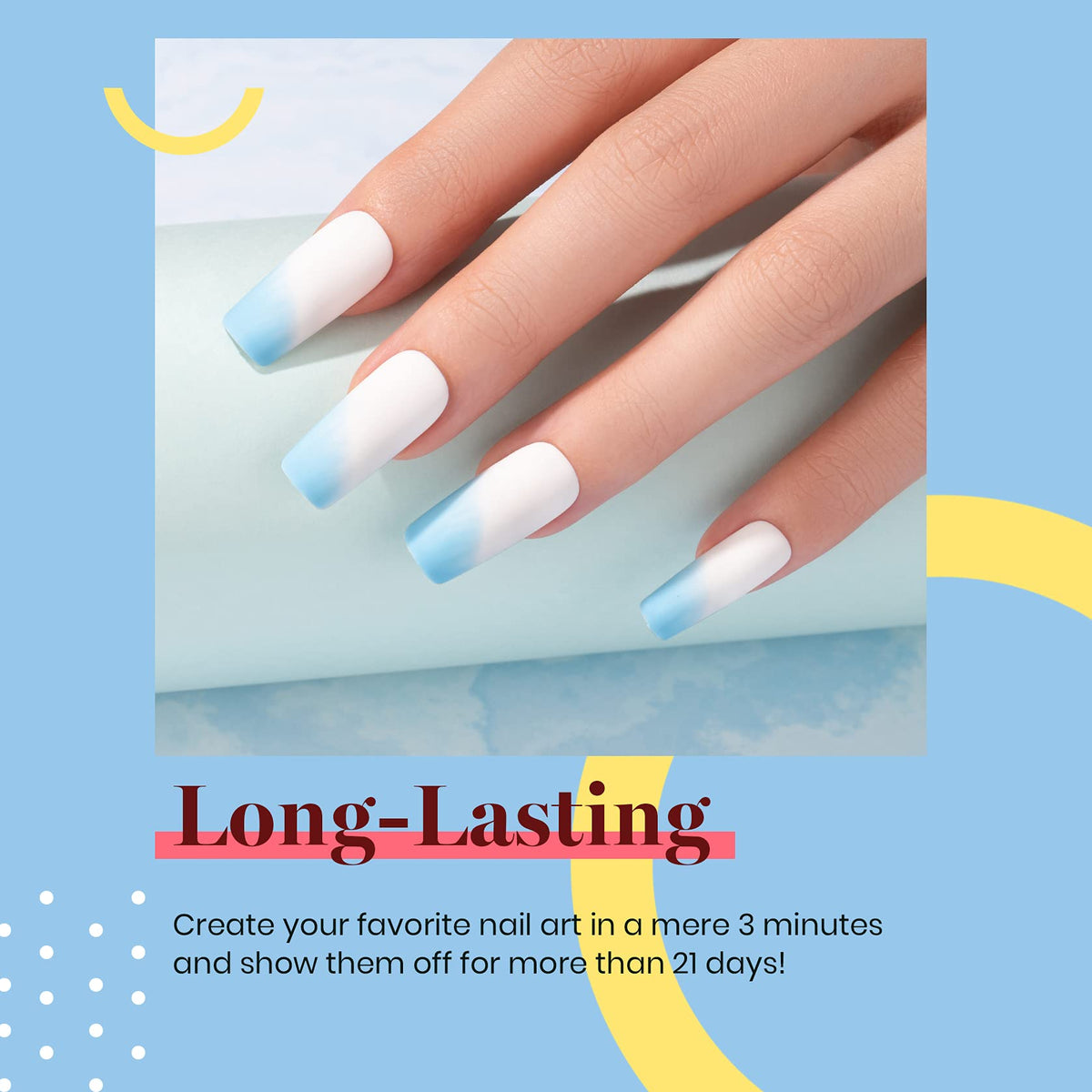 beetles Baby Blue Gel Nail Polish 15ML packaging