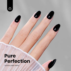 beetles Black Gel Polish 15ml glossy finish