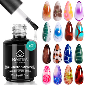 beetles Blooming Gel 2Pcs set front view with packaging