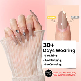 beetles Builder Gel for nail extensions demonstration